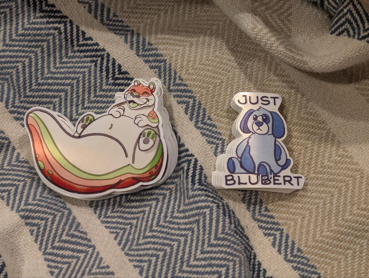 Casper and Blubert Stickers Casper and Blubert Stickers