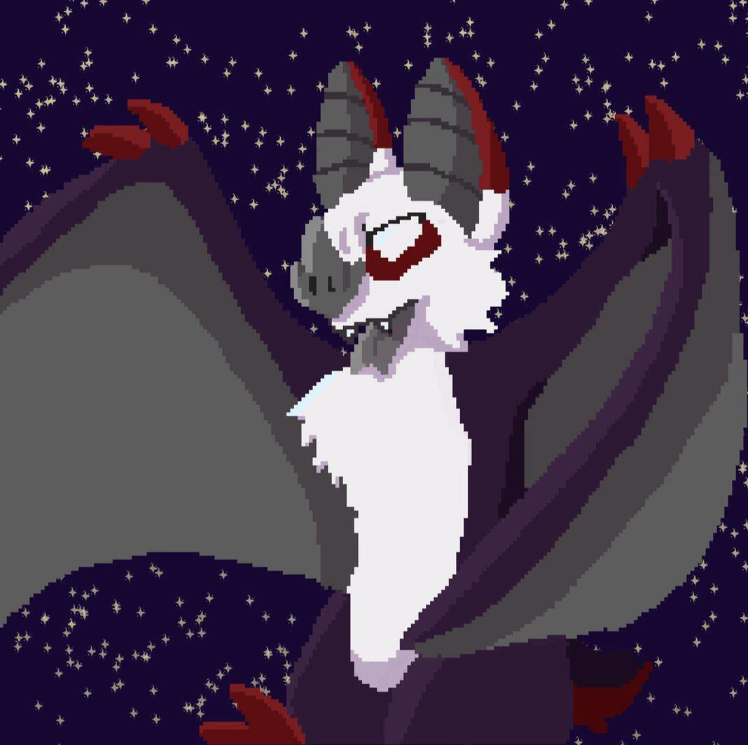 Pixel art bat Pixel art bat